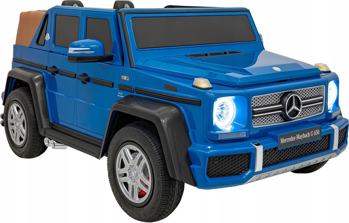 Samochód elektryczny dla dzieci Ramiz Mercedes Benz Maybach G650 Strong Niebieski (5903864984323) - obraz 1