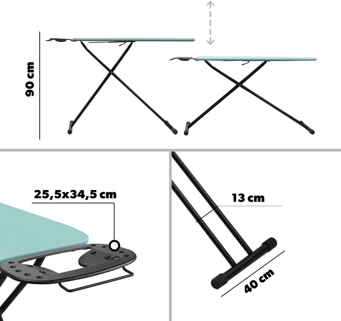 Прасувальна дошка Kadax 120 x 38 см (5903699499320) - зображення 3