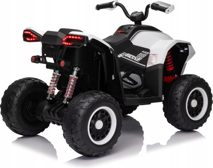 Електричний квадроцикл для дітей Ramiz Fast Wheel Білий (5903864983401) - зображення 1