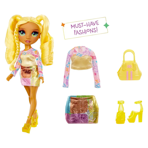 Лялька Rainbow High My Fashion Style Fashion Dolls Sunny (547570) (0035051547570) - зображення 4