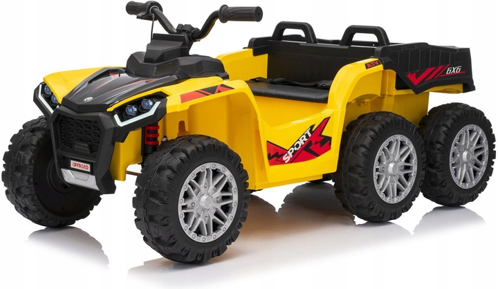 Quad elektryczny dla dzieci Ramiz Sport TX ATV Żółty (5903864985030) - obraz 1