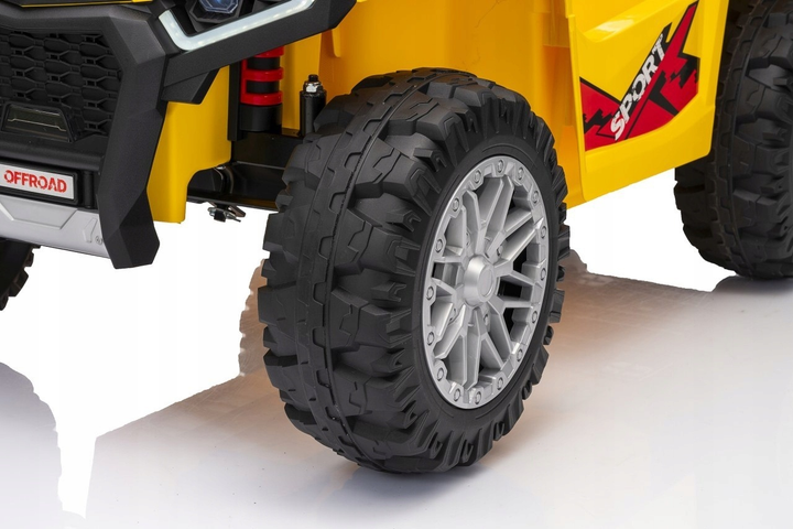 Quad elektryczny dla dzieci Ramiz Sport TX ATV Żółty (5903864985030) - obraz 5