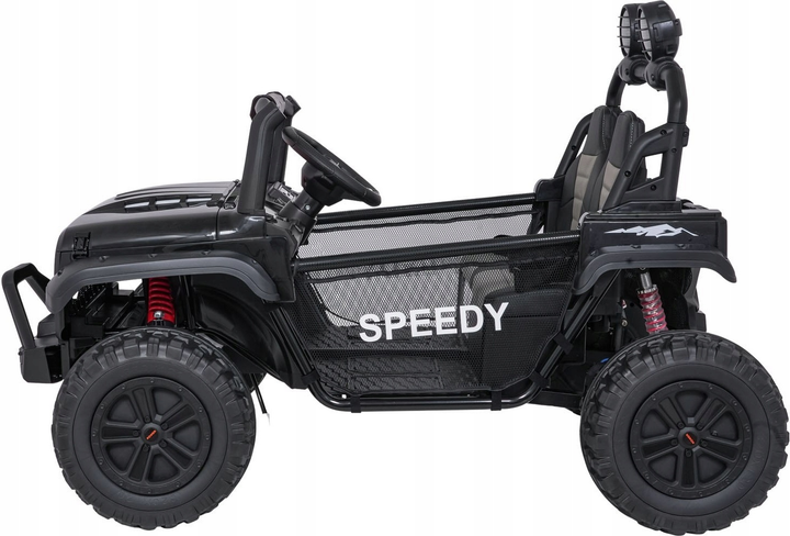 Електричний позашляховик для дітей Passion 4 x 4 Чорний (5903864986914) - зображення 4