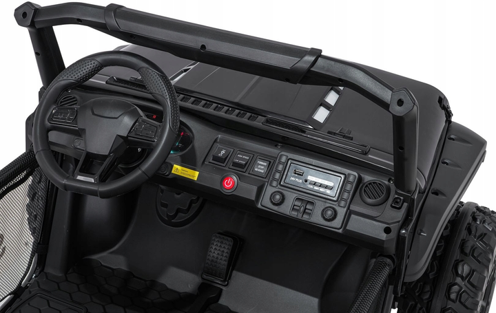 Електричний позашляховик для дітей Passion 4 x 4 Чорний (5903864986914) - зображення 6
