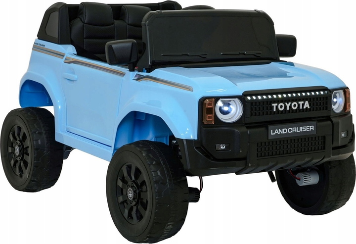 Samochód terenowy elektryczny dla dzieci Ramiz Toyota Land Cruiser Prado Niebieski (5903864983487) - obraz 1