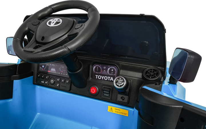 Samochód terenowy elektryczny dla dzieci Ramiz Toyota Land Cruiser Prado Niebieski (5903864983487) - obraz 3