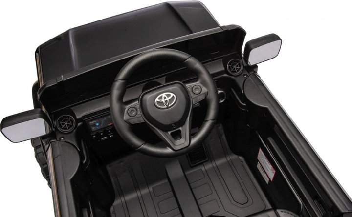 Samochód terenowy elektryczny dla dzieci Ramiz Toyota Land Cruiser Prado Czarny (5903864983500) - obraz 5