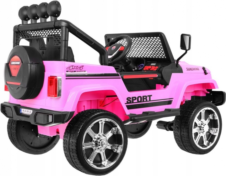 Електричний позашляховик для дітей Ramiz Raptor Drifter Рожевий (5903864907186) - зображення 2