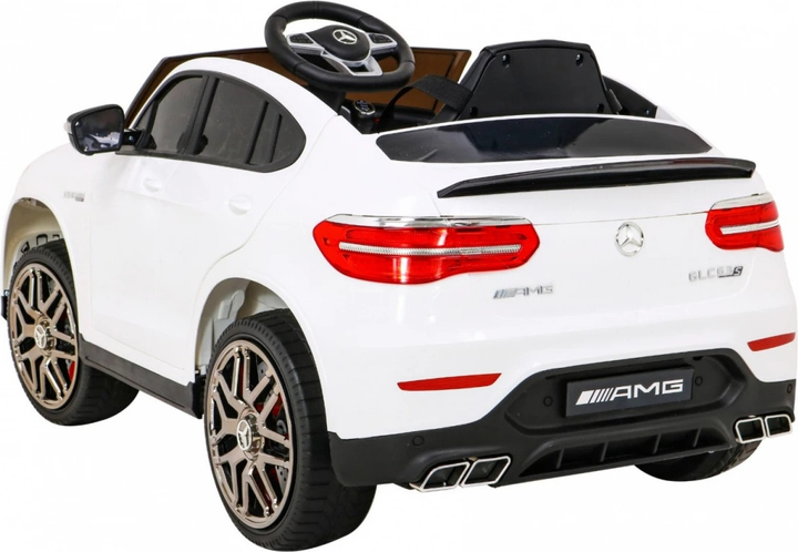 Електричний позашляховик для дітей Mercedes Benz GLC63S білий (5903864913682) - зображення 3