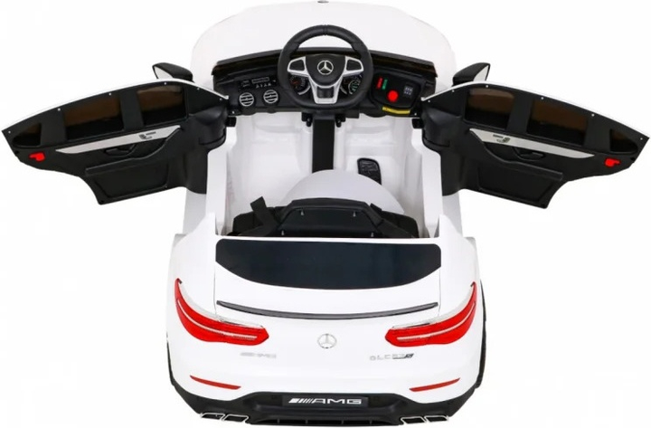 Електричний позашляховик для дітей Mercedes Benz GLC63S білий (5903864913682) - зображення 5