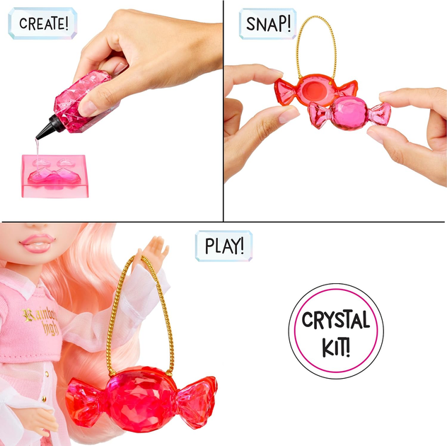 Лялька Rainbow High Creative Crystals Fashion Doll Bella (121367) (0035051121367) - зображення 3