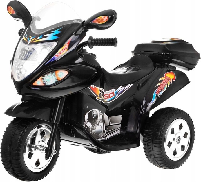 Motor elektryczny dla dzieci Ramiz BJX-088 trójkołowy Czarny (5903864906905) - obraz 1