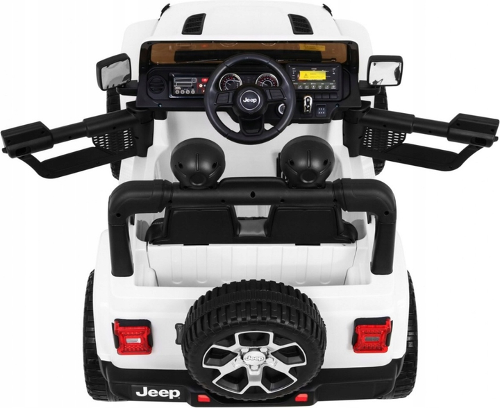 Електричний позашляховик для дітей Jeep Wrangler Rubicon білий (5903864906837) - зображення 2