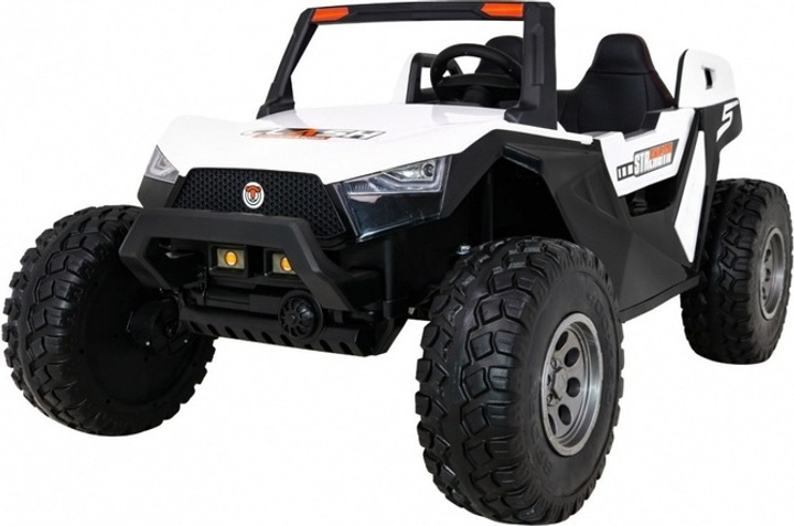 Buggy elektryczny dla dzieci Ramiz Clash Biały (5903864913712) - obraz 1