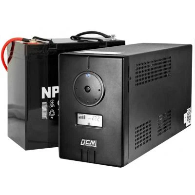 ИБП Powercom INF-800, 2 x евро, USB, под внеш. АКБ, с правильной синусоидой (00012522) - изображение 4