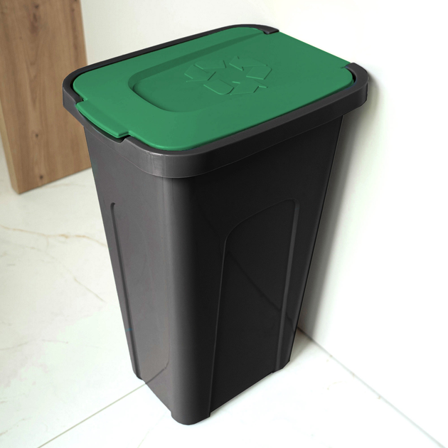 Kosz do segregacji odpadów Kadax z pokrywą 30 l (5906638305317) - obraz 7