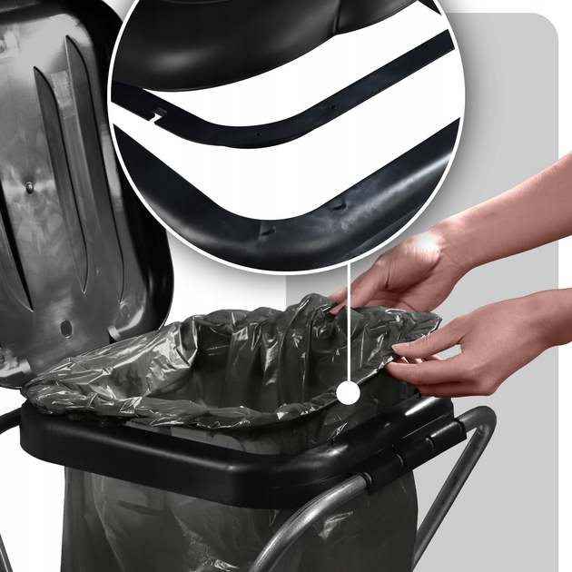 Підставка для пакетів для сортування сміття Kadax 120 л (5903699475898) - зображення 5