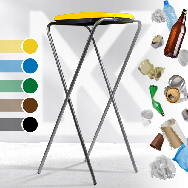 Підставка для пакетів для сортування сміття Kadax 120 л (5903699475867) - зображення 8