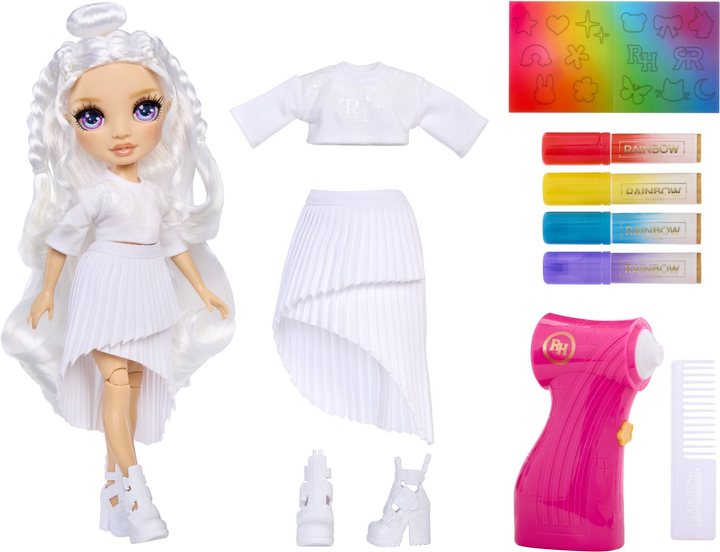 Лялька Rainbow High Air Brush & Create Фіолетові очі (543350) (0035051543350) - зображення 2