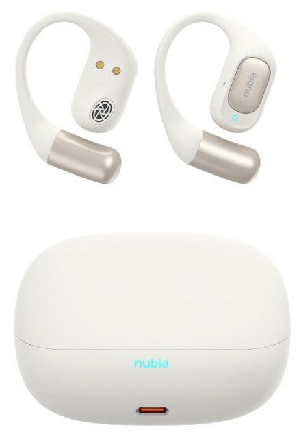 Słuchawki Nubia Live Flip Wireless White (NB-LVFLIP) - obraz 2