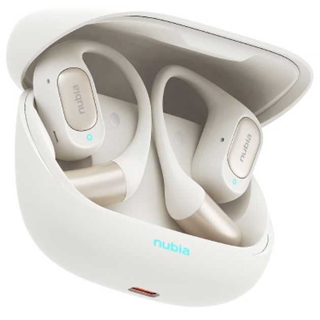 Słuchawki Nubia Live Flip Wireless White (NB-LVFLIP) - obraz 3
