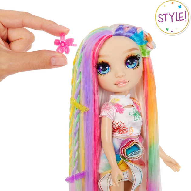 Лялька Rainbow High Hair Chalk & Style Doll Amaya (Rainbow) (526780) (0035051526780) - зображення 3