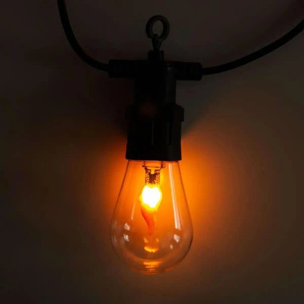 Уличная ретро - гирлянда 10 LED, 5 метров — теплый белый уличные лампочки - Фото 14 Уличная ретро - гирлянда 10 LED, 5 метров — теплый белый уличные лампочки - изображение 14
