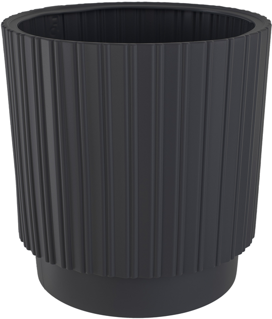 Doniczka z wkładem Kadax Antracyt 30 cm (5903699497388) - obraz 1