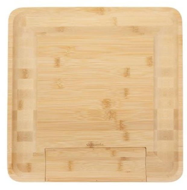 Deska do krojenia Homla Rumi do serwowania z 4 nożykami 32x32 cm (5904183851587) - obraz 1