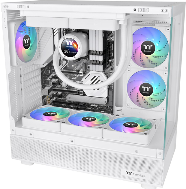 Zestaw wentylatorów Thermaltake CT140 EX ARGB Sync (3-Fan Pack) White (CL-F191-PL14SW-A) - obraz 6
