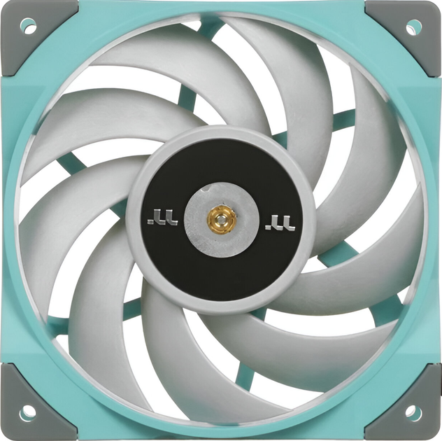 Вентилятор Thermaltake Toughfan 12 Turquoise (CL-F117-PL12TQ-A) - зображення 1