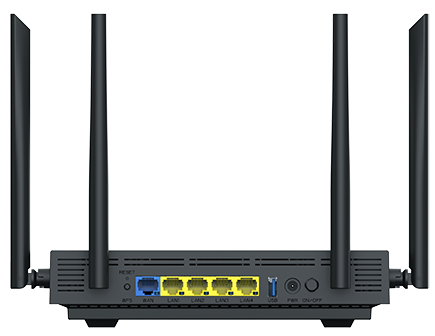 Бездротовий маршрутизатор N6 AX1800 Wi-Fi 6 MU-MIMO Gigabit Router Netis (teh0022620) - Фото 3 Бездротовий маршрутизатор N6 AX1800 Wi-Fi 6 MU-MIMO Gigabit Router Netis (teh0022620) - зображення 3
