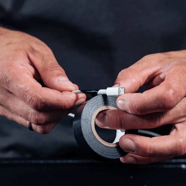 Стрічка ізоляційна K2 Flexer 15 мм x 10 м Чорна (5906534003409) - зображення 3