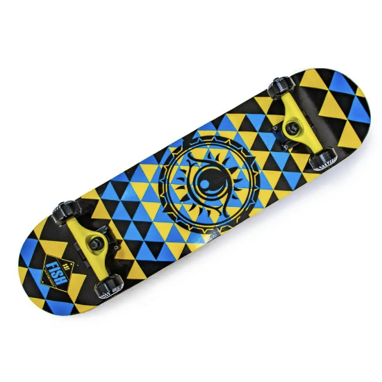 Профессиональный скейтборд (Скейт) канадский клен Fish Skateboard "Eye DMF" - изображение 2