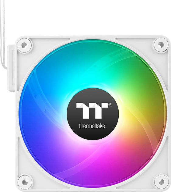 Набір вентиляторів Thermaltake CT140 EX Reverse ARGB Sync (3-Fan Pack) White (CL-F195-PL14SW-A) - зображення 3