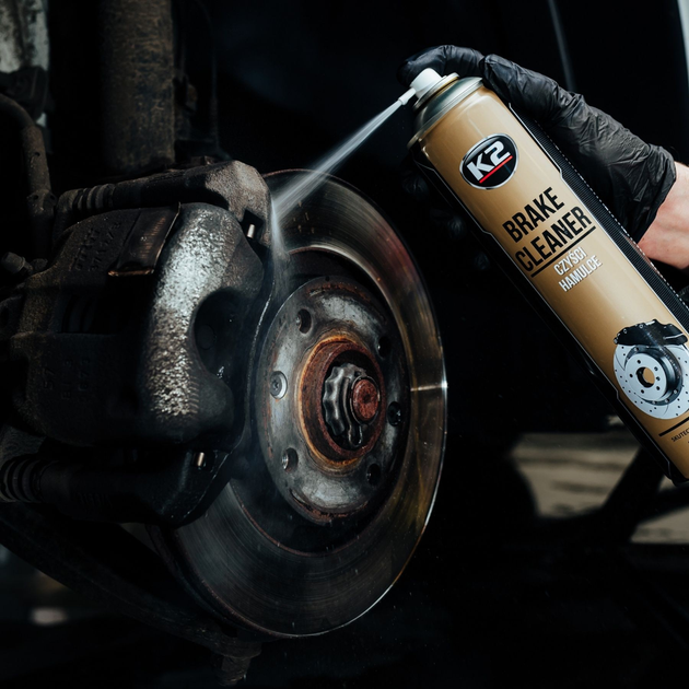 Zmywacz do czyszczenia i odtłuszczania hamulców K2 Brake Cleaner 400 ml (5906534014542) - obraz 3