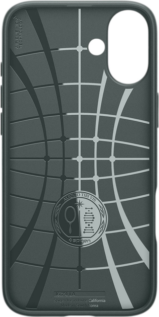 Etui Spigen Liquid Air do Apple iPhone 16 Abyss Green (8809971230919) - obraz 3