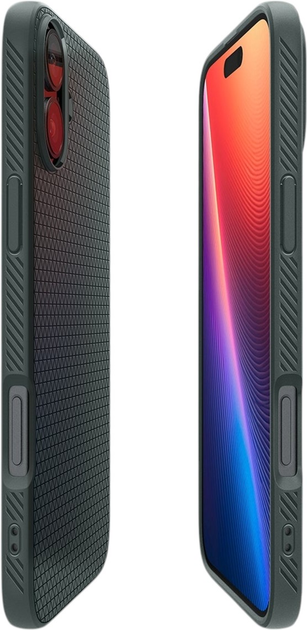 Etui Spigen Liquid Air do Apple iPhone 16 Abyss Green (8809971230919) - obraz 6