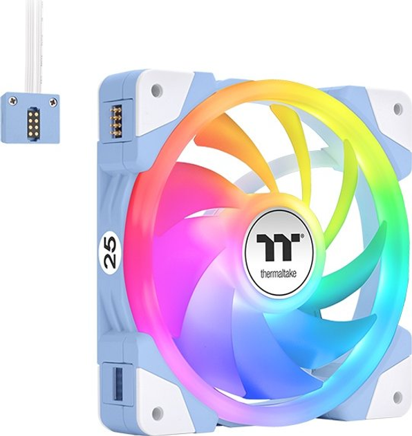 Набір вентиляторів Thermaltake SWAFAN EX14 ARGB Sync (3-Fan Pack) Hydrangea Blue (CL-F184-PL14BU-A) - зображення 7