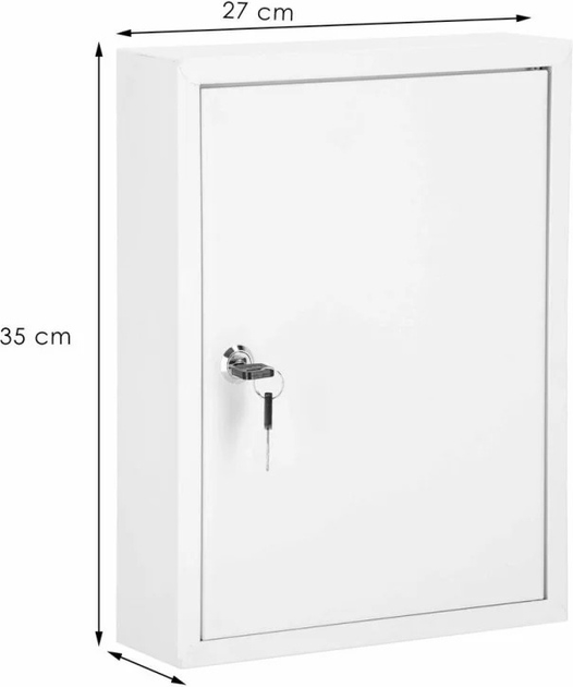 Kasetka na klucze Springos biała stal (HA5034) (5907719430560) - obraz 13