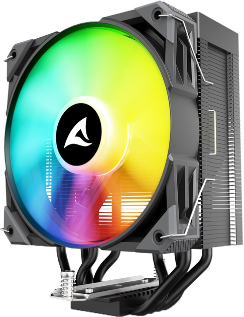 Chłodzenie Sharkoon A40 RGB Black (4044951041992) - obraz 3