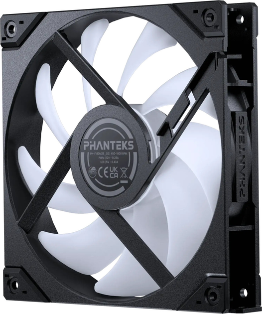 Zestaw wentylatorów Phanteks M25G2-140 D-RGB Reverse (3 Pack) Black (PH-F140M25R_G2_DBK01_3P) - obraz 5