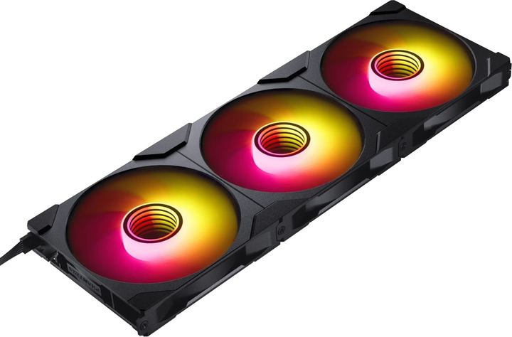 Zestaw wentylatorów Phanteks M25G2-140 D-RGB Reverse (3 Pack) Black (PH-F140M25R_G2_DBK01_3P) - obraz 7