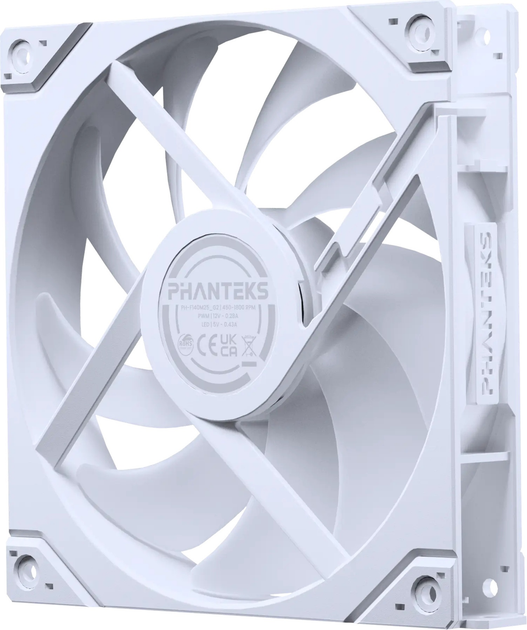 Набір вентиляторів Phanteks M25G2-140 D-RGB Reverse (3 Pack) White (PH-F140M25R_G2_DWT01_3P) - зображення 5