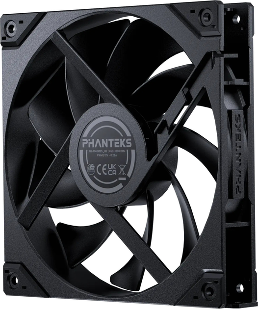 Zestaw wentylatorów Phanteks M25G2-140 (3 Pack) Black (PH-F140M25_G2_BBK01_3P) - obraz 4