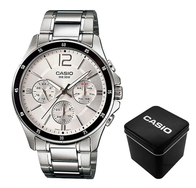 Наручний годинник Casio MTP-1374D-7A - Фото 1 Наручний годинник Casio MTP-1374D-7A - изображение 1