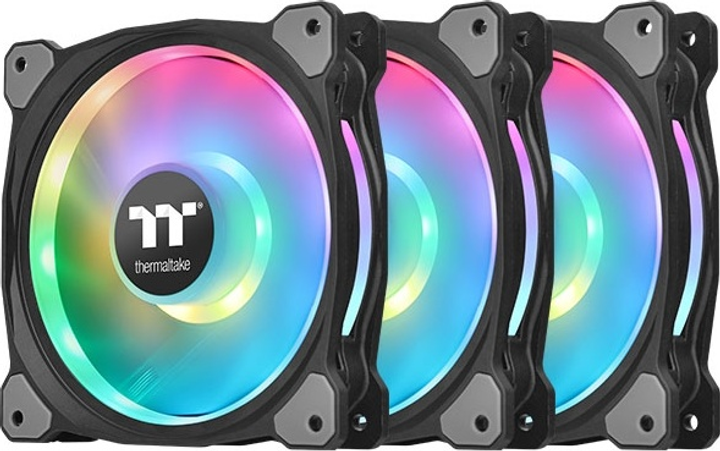 Zestaw wentylatorów Thermaltake Riing Duo 14 RGB TT Premium Edition (3-Fan Pack) (CL-F078-PL14SW-A) - obraz 1