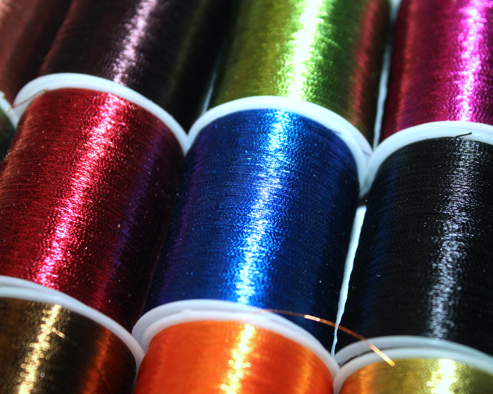 Люрекс FROM FACTORY LCN кольоровий набір 20шт/≈100м/≈0.1мм - зображення 4