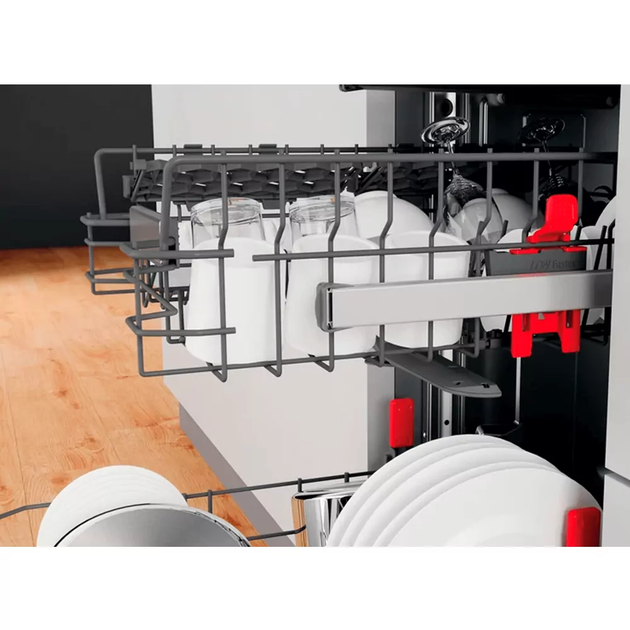 Посудомоечная машина Whirlpool WSIO3O34PFEX встраиваемая, 10компл., A+++, 45см, дисплей, инвертор, 3я корзина, белый - изображение 9