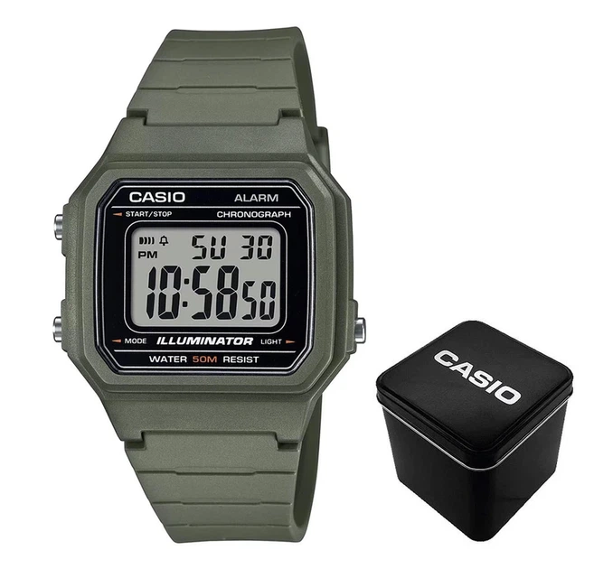 Наручний годинник Casio W-217H-3A - Фото 1 Наручний годинник Casio W-217H-3A - изображение 1
